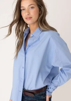 ANNA BLUE BLOUSE