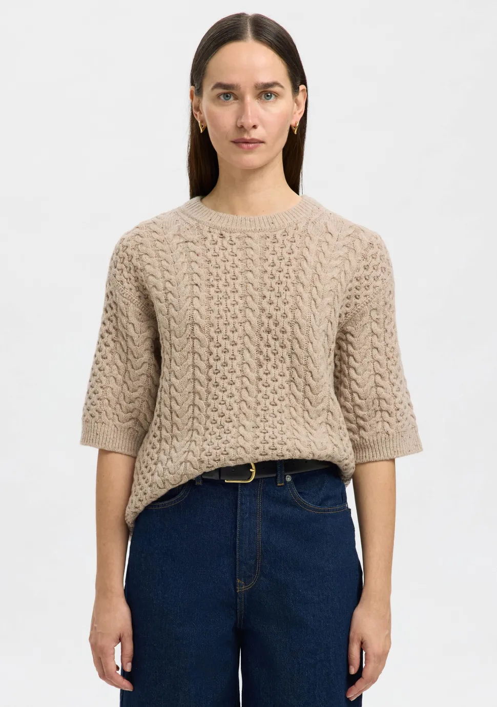 SELECTED FEMME TRUI KORTE MOUW