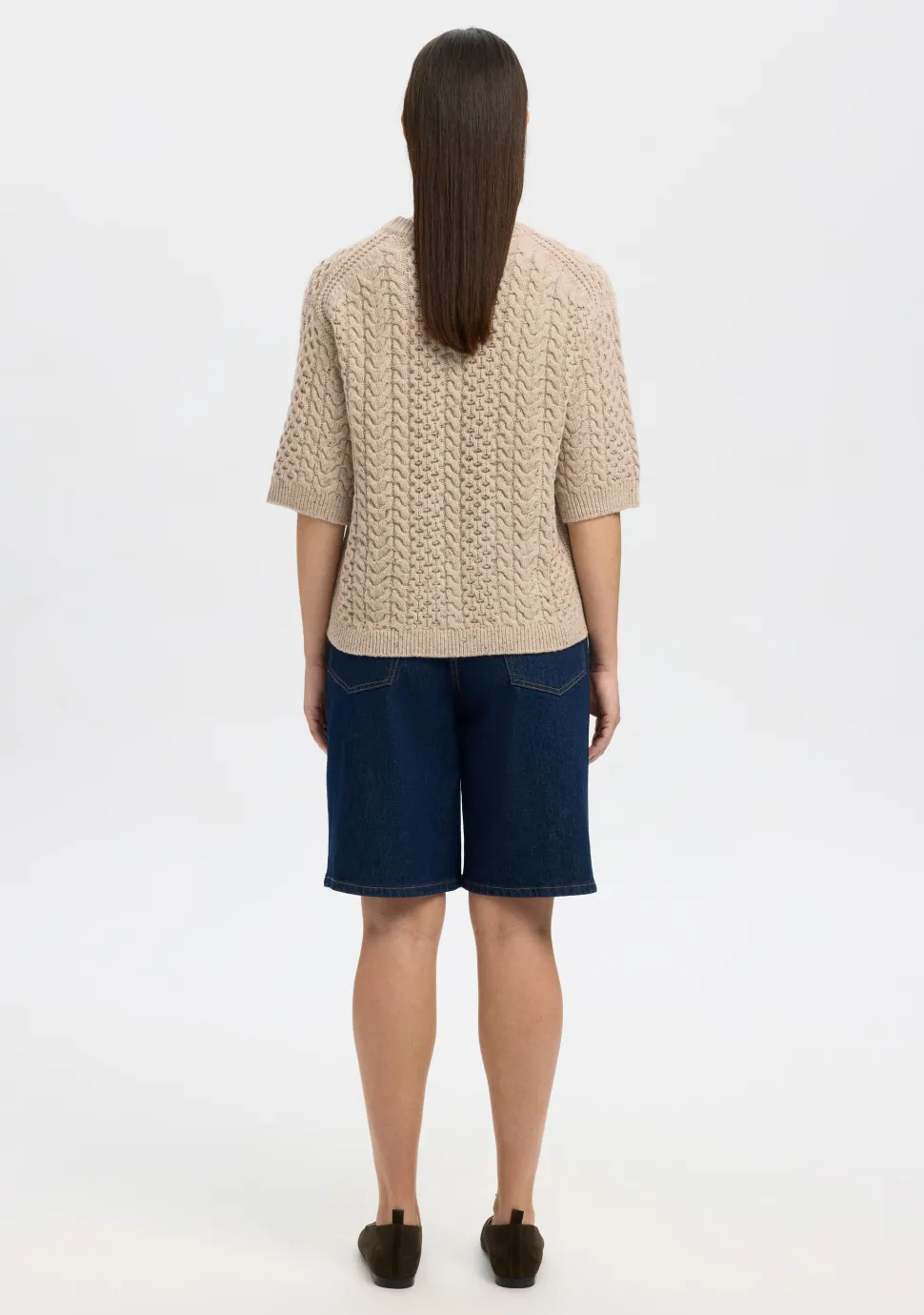 SELECTED FEMME TRUI KORTE MOUW
