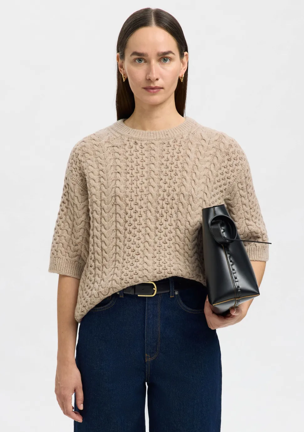 SELECTED FEMME TRUI KORTE MOUW