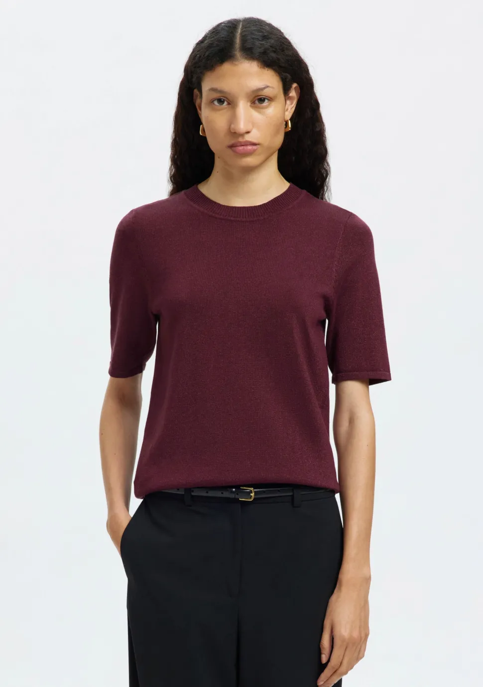 SELECTED FEMME TRUI KORTE MOUW