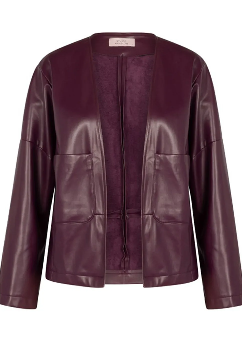 STUDIO ANNELOES LEER/SUEDE JACK