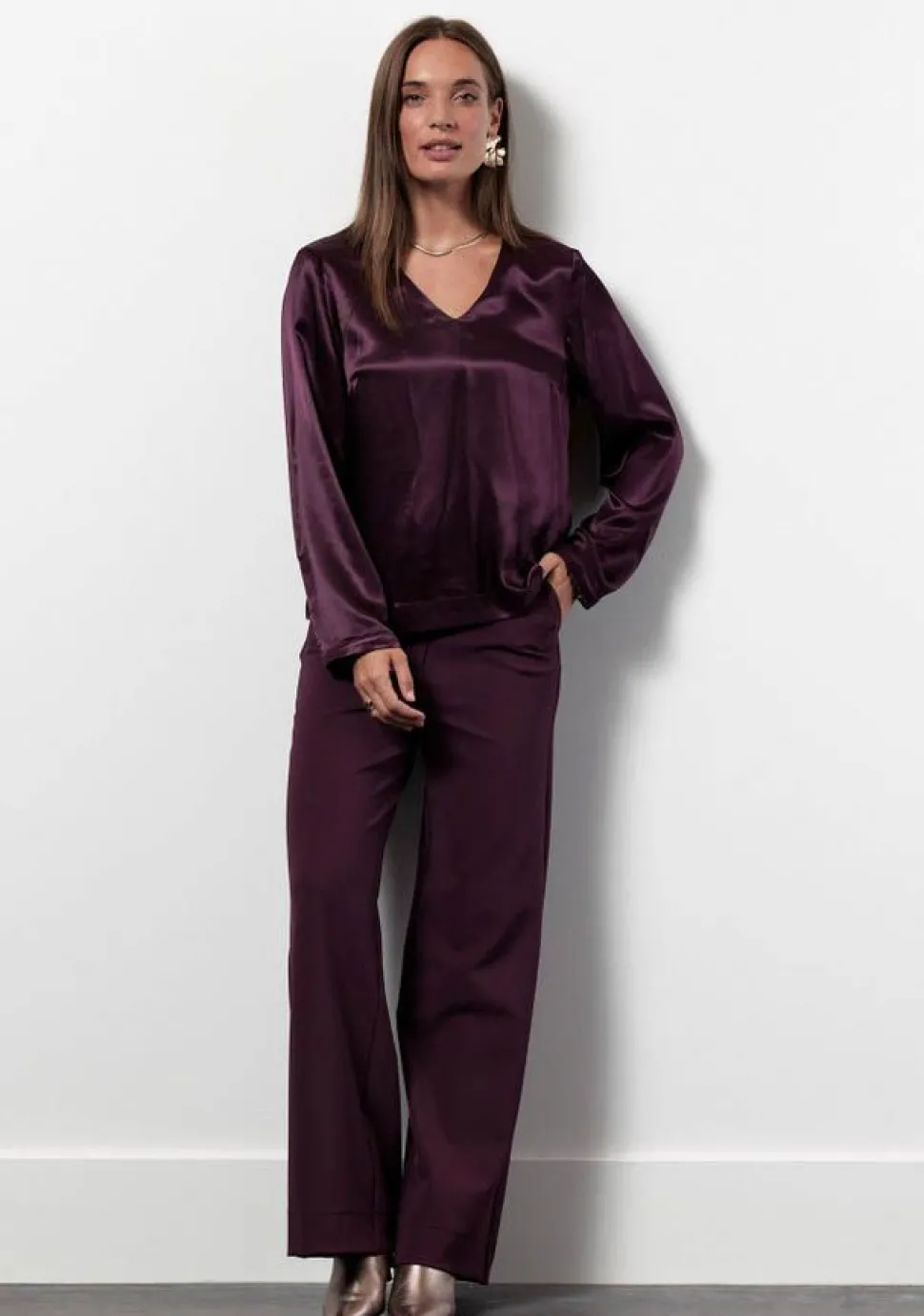 STUDIO ANNELOES LEER/SUEDE JACK