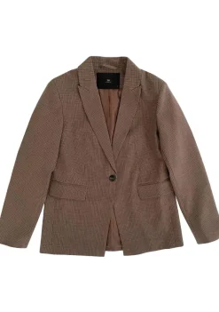 WITH BLACK BLAZER