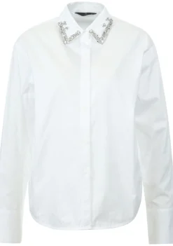 WITH BLACK BLOUSE